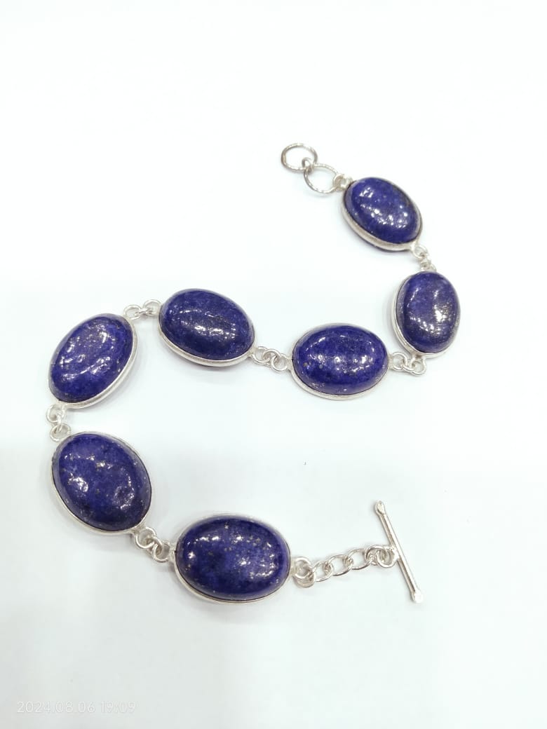 Lapis Lazuli Chain Bracelet