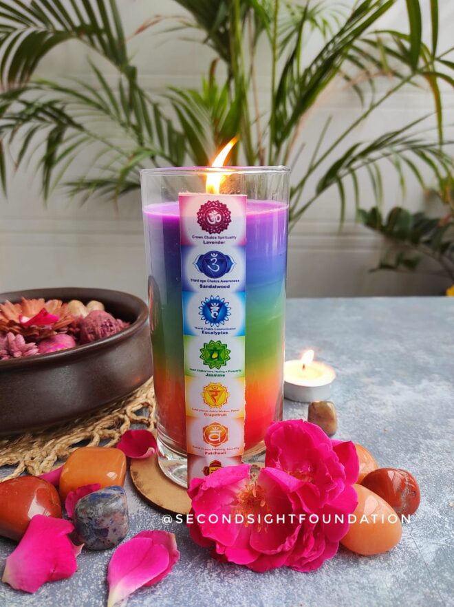 7 CHAKRA CANDLE