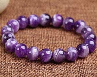 Amethyst Bracelet 8mm
