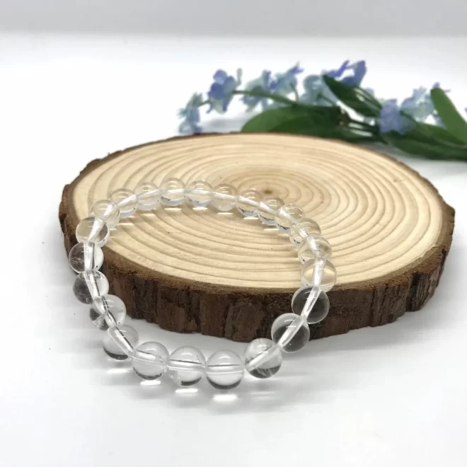 Clear Quartz Bracelet 8mm