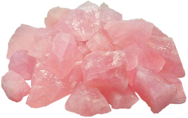 Natural Rough Rose Quartz Raw 500gm Stone for Reiki Healing